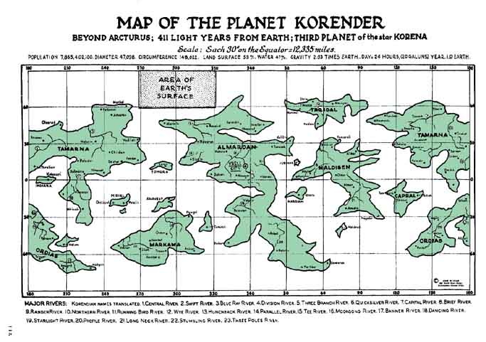 Carte de Korendor