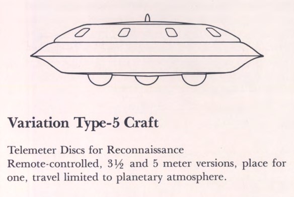 Beamship, vaisseau à rayon, version type 5