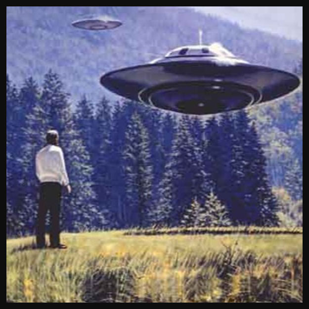 Illustration des contacts de vaisseaux à rayon avec Billy Meier