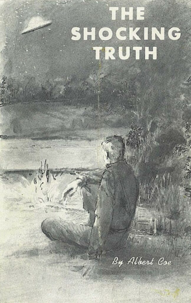 Première de couverture du livre de Albert Coe, « The shocking truth », 1969, contact avec Norca