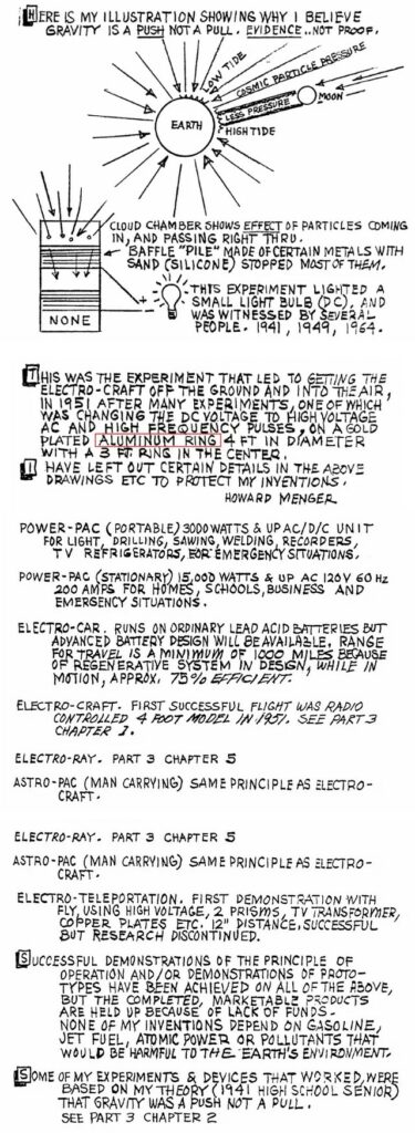 Cette image ne provient pas du livre de Howard Menger de 1959 ni de celui "de " The High Bridge incident "de 1991. Elle a été trouvée sur internet référencée comme venant du livre The high Bridge incident, mais ce n'est pas le cas dans la version dont je dispose. Peut-être une autre édition ? Ou c'est un lecteur qui a écrit cela? Elle est mise ici à titre informatif.