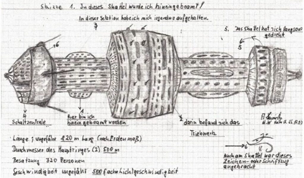 La description intérieure du Zubringer est à retrouver dans un extrait dédié à cette visite plus bas dans l’article.