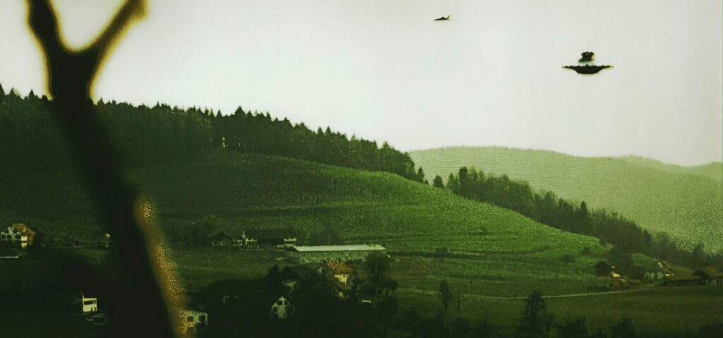 Zoom sur la photo du 28/03/1976 de Billy Meier.