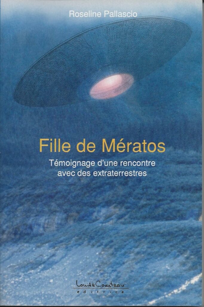 « Fille de Mératos », paru en 1990, puis ré-édité avec cette couverture en 1996 aux éditions Louis Courteau, par Roseline Pallascio.