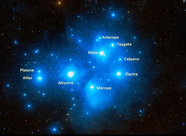 Alcyone, étoile de la constellation des Pléiades