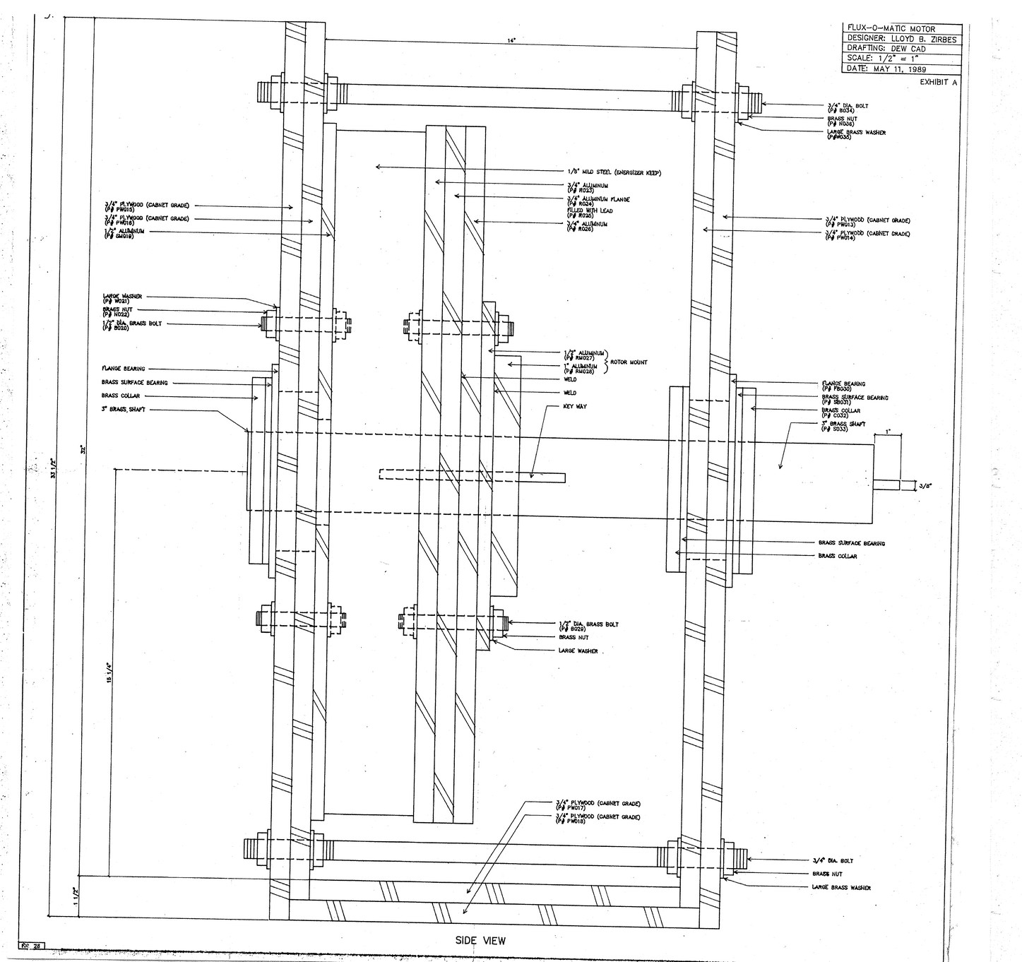 Schéma détaillé de montage du fluxomatic extrait des nombreux schémas disponibles sur le GitHub.