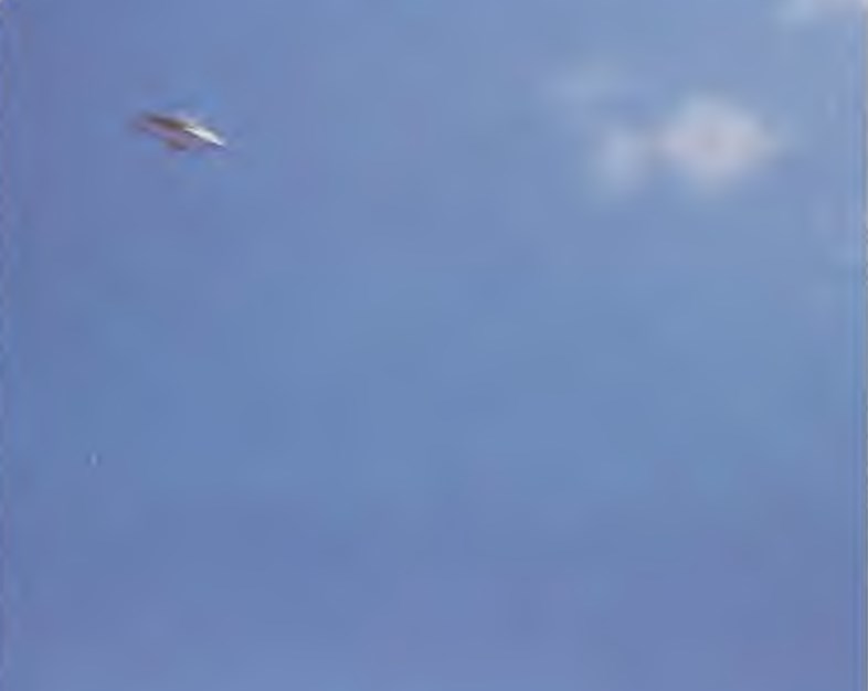 Il s'agit de la dernière photo prise le 4 avril 1980 à l'est de la base aérienne de Charleston.  Vaisseau de Zeta Reticuli.