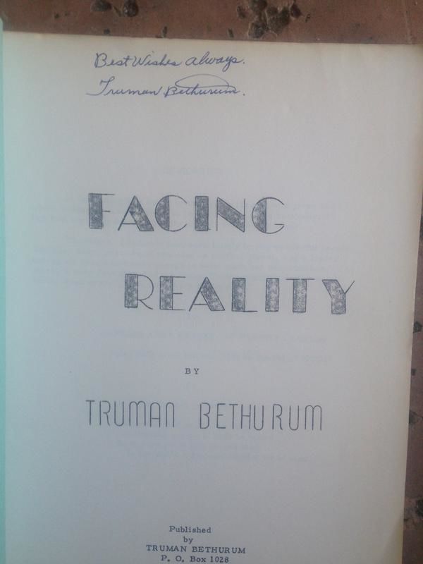 "Facing reality"