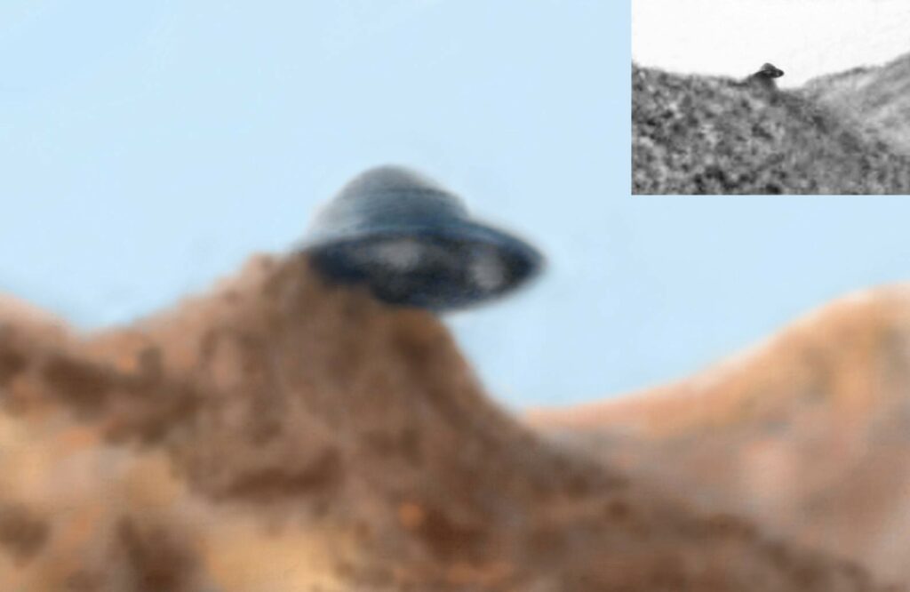 En 2017, le chercheur danois Rene Erik Olsen, disposant d’une copie haute définition de la photo originale n°2 prise par Adamski au Kodak Brownie chargé d’un rouleau de pellicule, Adamski ayant épuisé les sept plans films avec son télescope. Rene Erik Olsen utilisa un traitement informatique pour en rehausser les détails. Le résultat révéla bien plus que le simple dôme et une partie de la cabine : on distingue presque toute la soucoupe, y compris les trois sphères caractéristiques sous l’appareil. L’amélioration fut réalisée en noir et blanc, puis en version colorisée et agrandie. Version du montage photo de Michel Zirger.