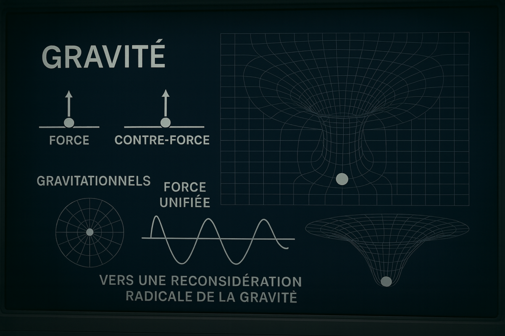 Illustration générée par IA, Lloyd Zirbes est enseigné sur le fonctionnement de la gravité compris par les extraterrestres d'Alcyone.