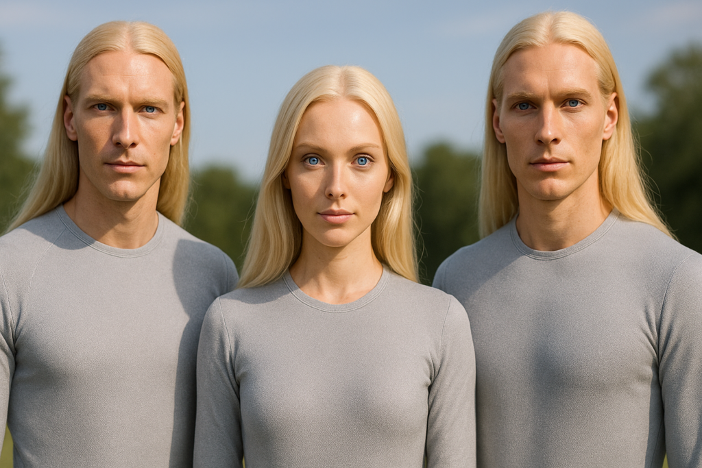 Image illustrative fictive de Pléiadiens d’Alderon comme Preston Nichols les décrit.