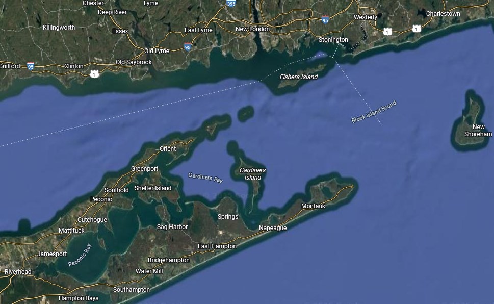 Montauk, zone à l’extrémité de l'île de Long Island, état de New-York, USA.