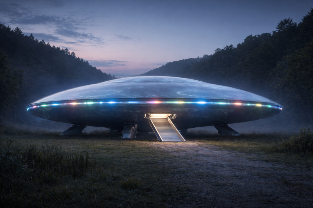 Illustration du vaisseau vu par Leo et Mike Dworshak.