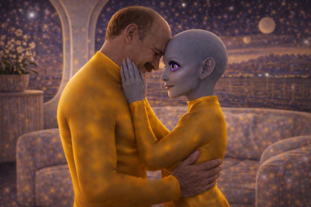 Illustration de l'Adieu de Alec à Zeena, très émouvant pour eux.