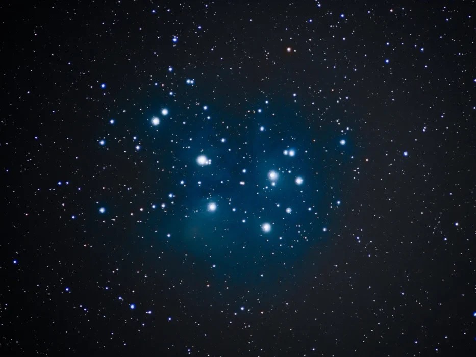 Constellation des Pléiades en Photo.