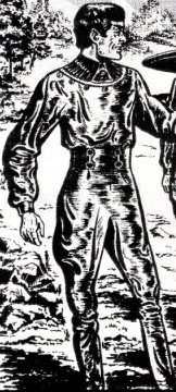 Apparence d'un des êtres de Mars en dessin sur la couverture du livre des soeurs Mitchell.