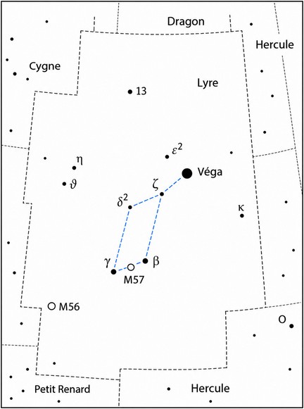 Étoile Véga, dans la constellation de la Lyre.